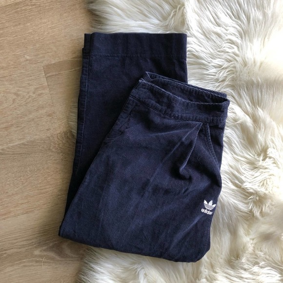 adidas originals • 7/8 corduroy cropped pants - Picture 6 of 10